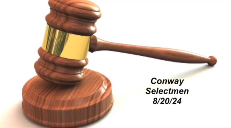 Conway Selectmen (8/20/24)